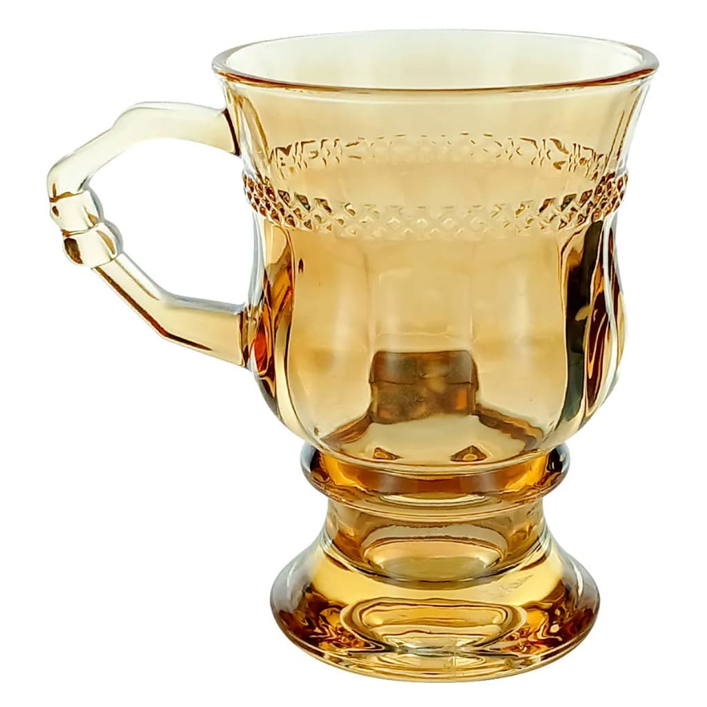 Xícara de Café Cappuccino 145ml em Vidro Âmbar – Livon