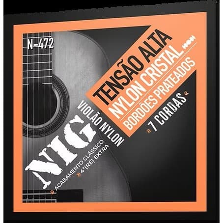 Encordoamento de violão 7 cordas Nig N-472