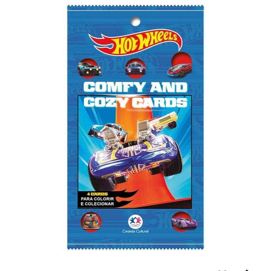 Livro infantil de pintura Hot Wheels