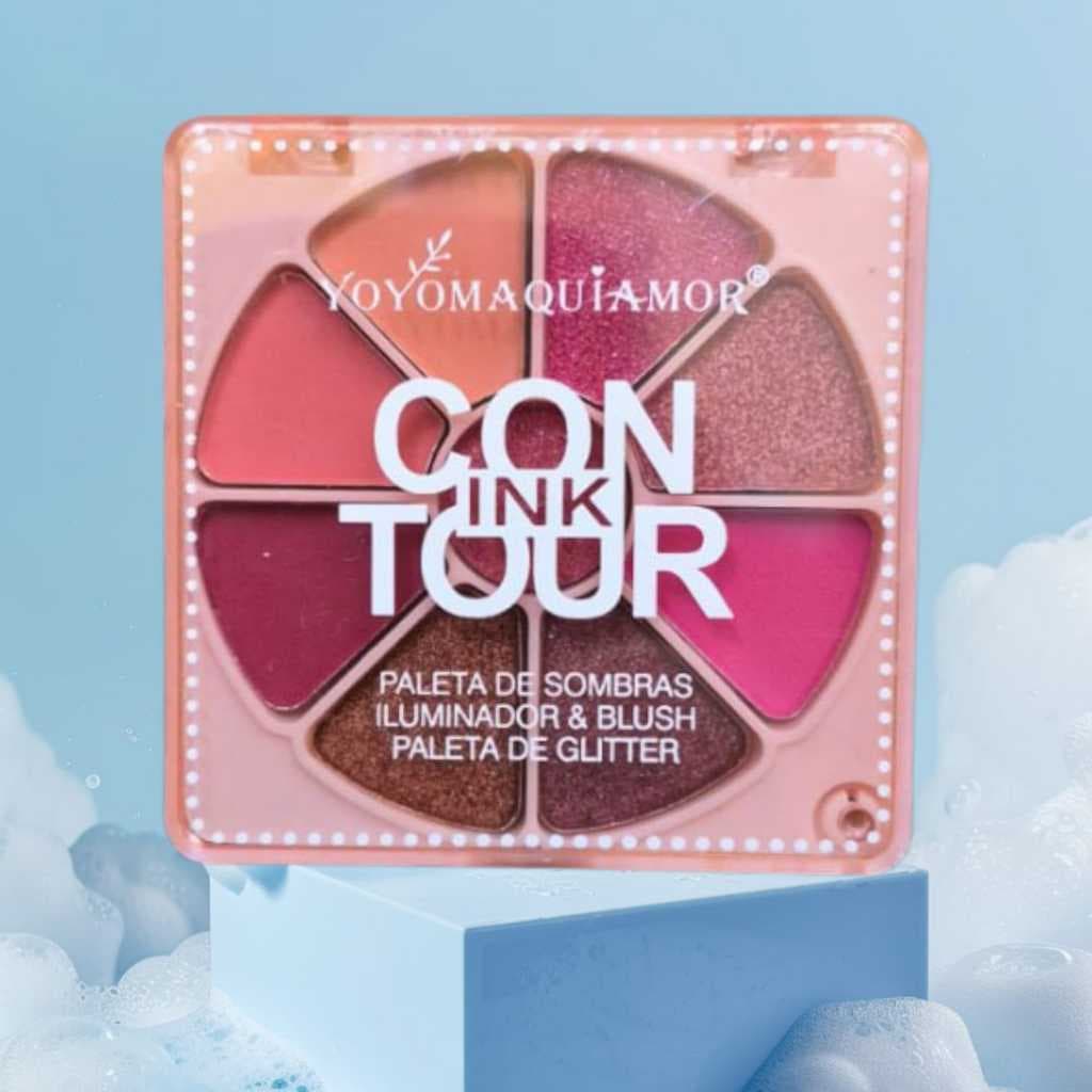 paleta de sombras multifuncional 8 tons , maquiagem e beleza
