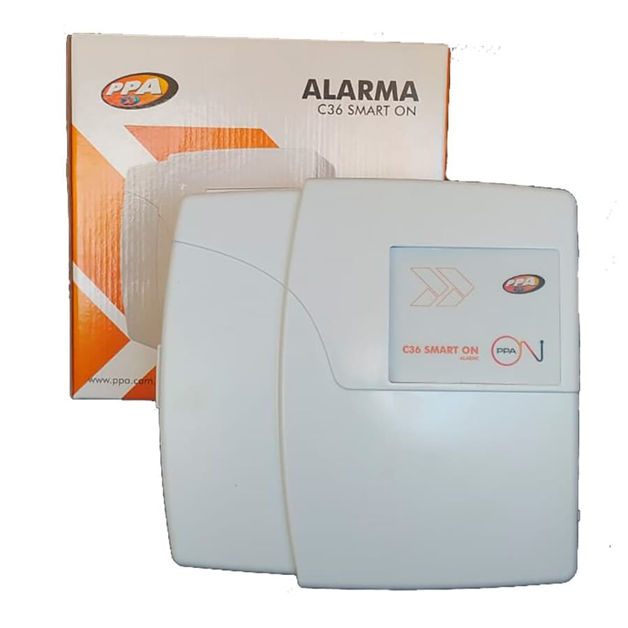 Central de Alarme C36 Smart ON PPA Wi-Fi App Celular Grátis 3 Setores