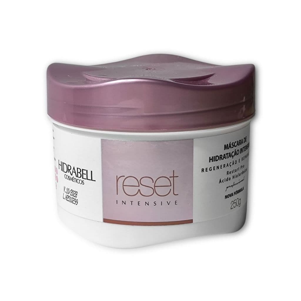 Máscara Capilar Reset Intensive Hidrabell 250g Hidratação Reparação Brilho