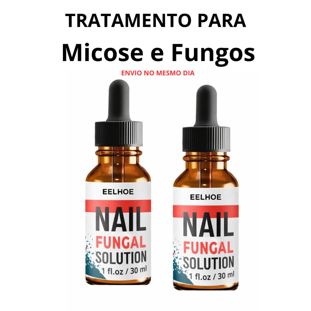 2 tratamento de micose e fungos 30ml branca
