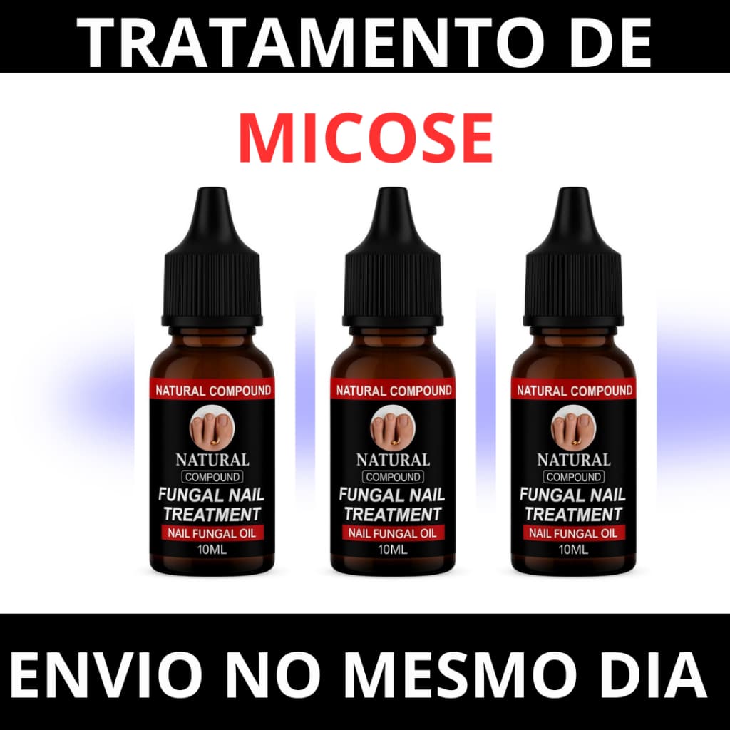 3 Solução Antifúngica para Micose nas Unhas – Nail Fungal Solution PRETA 10ML