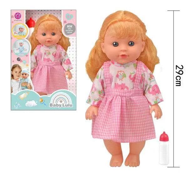 Boneca de 33 cm, boneca infantil realista de vinil macio