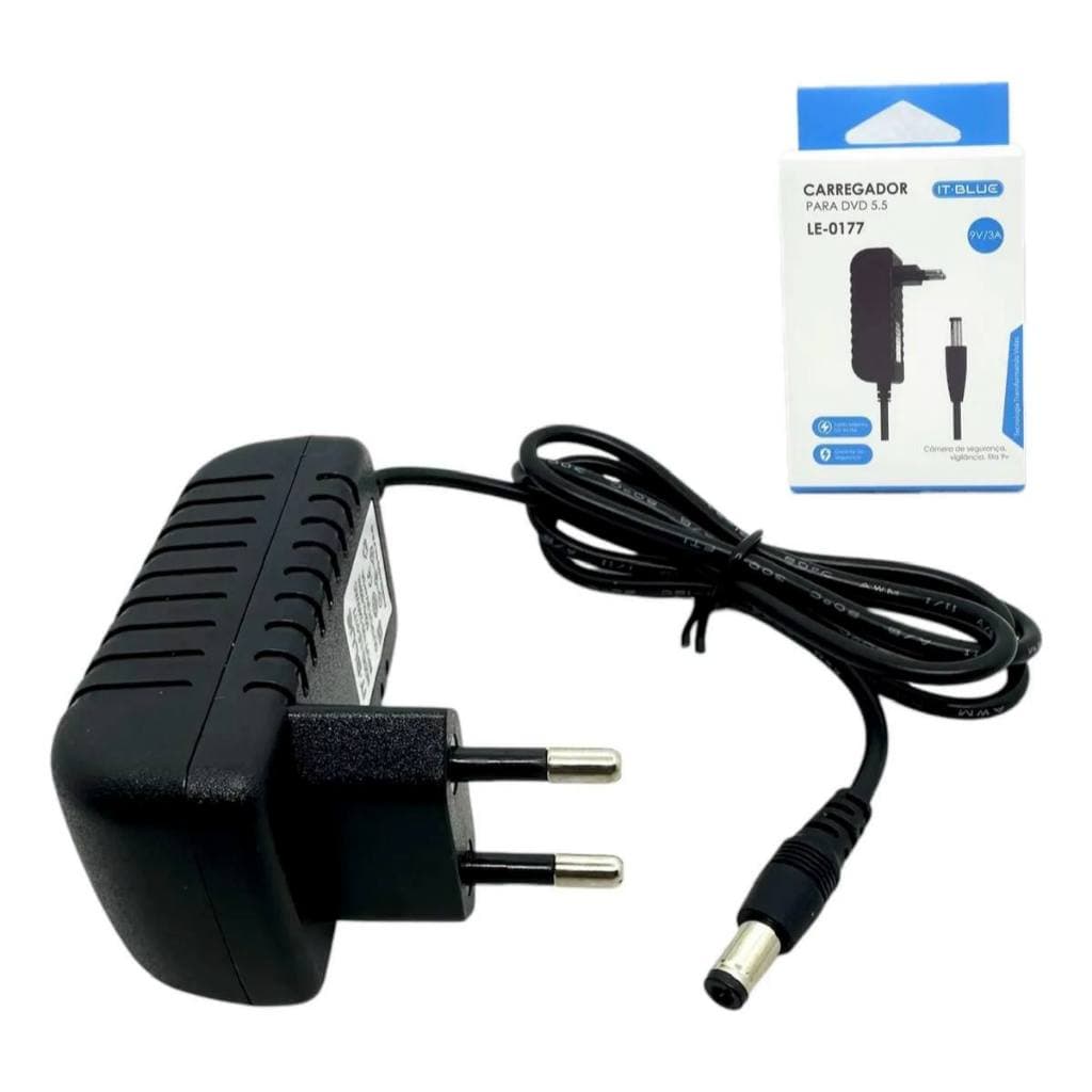 Fonte De Alimentação 9v 3a Plug 5.5mm Bivolt