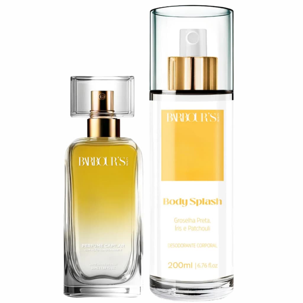 KIT Living Grace Barbour’s Beauty La Vie Perfume Capilar Finalizador + Body Splash Colônia 200mL