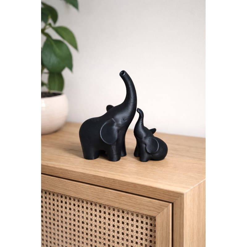 🐘 Escultura Elefantes Decorativos – Amor, Proteção e Elegância 🐘