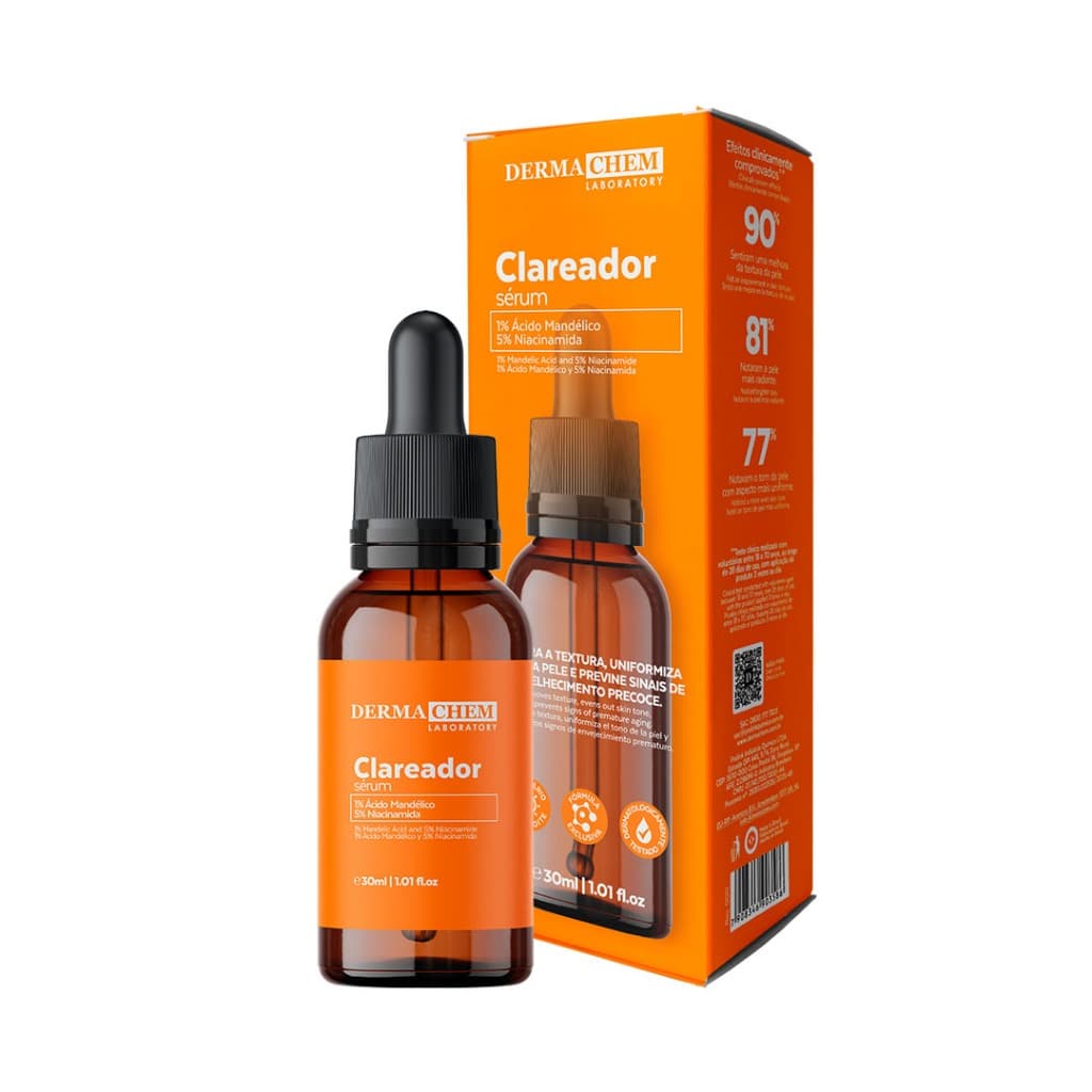 SÉRUM CLEAR EFEITO CLAREADOR DERMACHEM 30ML ORIGINAL