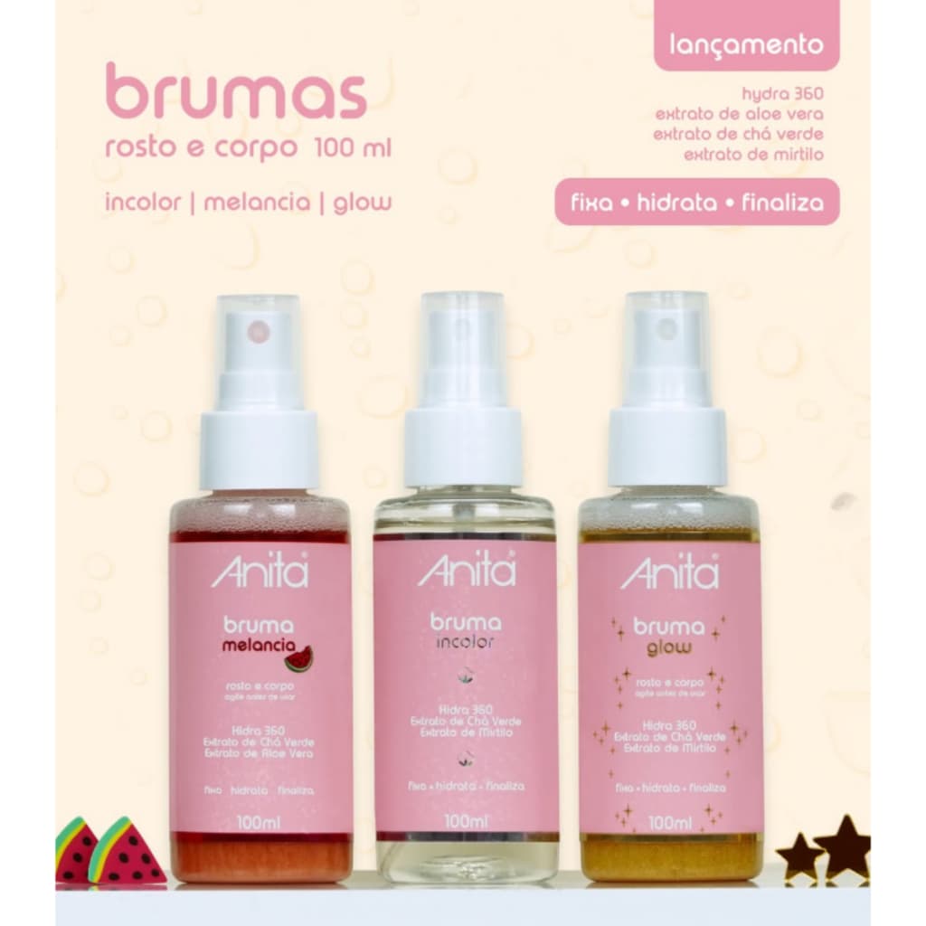 Bruma Fixadora Anita MY TOUCH - Escolha o Seu 100ml