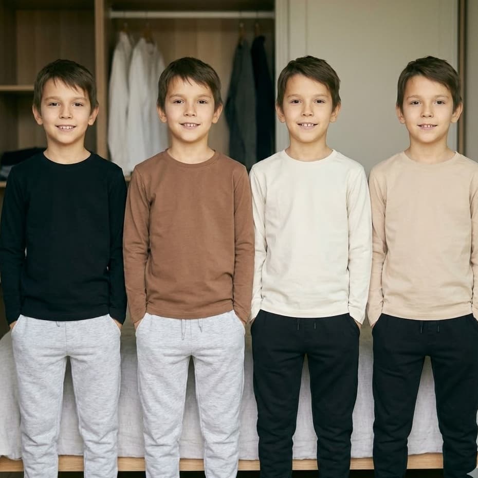 Kit Camiseta Manga Longa Infantil Básica Escolar Volta as Aulas Unissex 100% Algodão