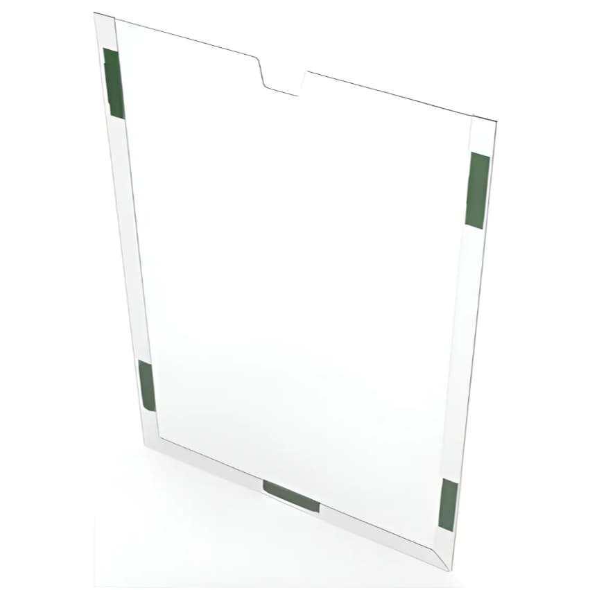 Porta Folha Cartaz A2 42x60cm Em Petg Cristal (ACOMPANHA DUPLAFACE)