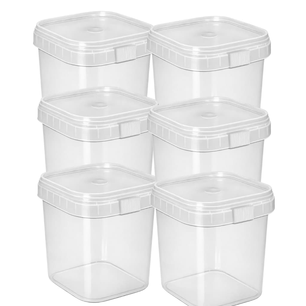 Pote C/ Lacre Quadrado 220ml - Bolo No Pote 50un - C/ Tampa