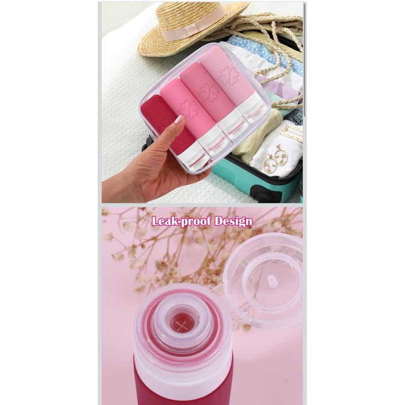 Kit necessaire de viagem - Rosa