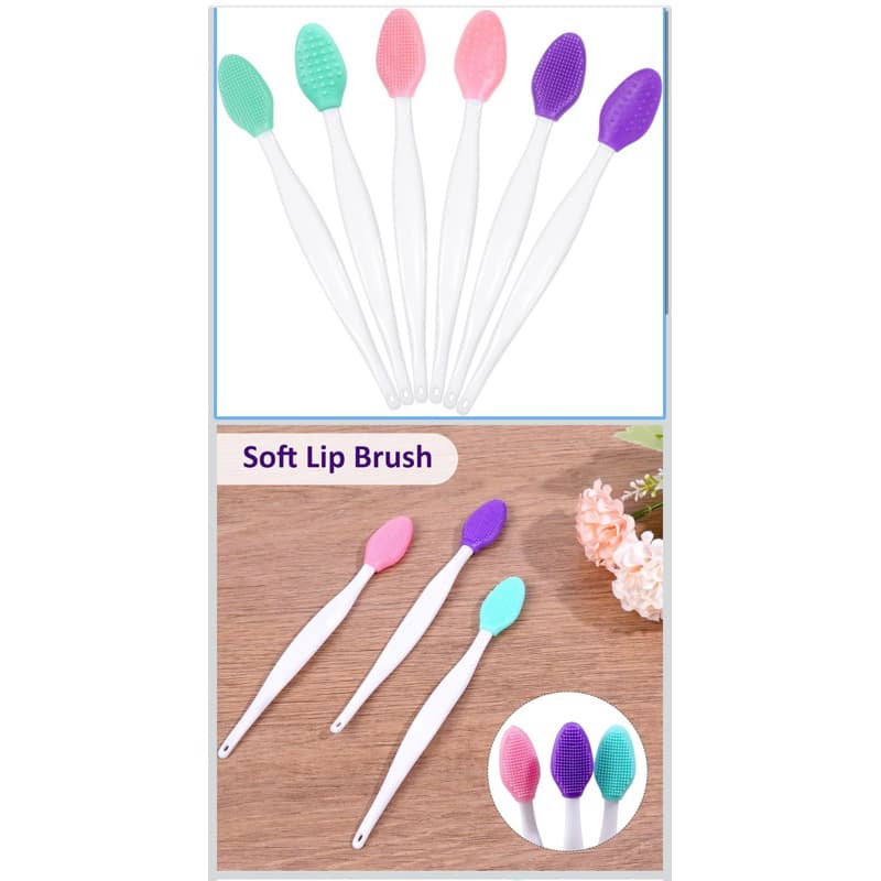 Kit de pincel de esfoliação labial e facial
