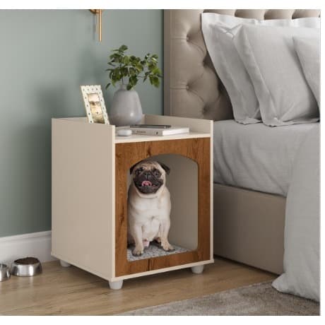Mesa Cabeceira Casinha de Cachorro/Gato PET Fofo Moderno