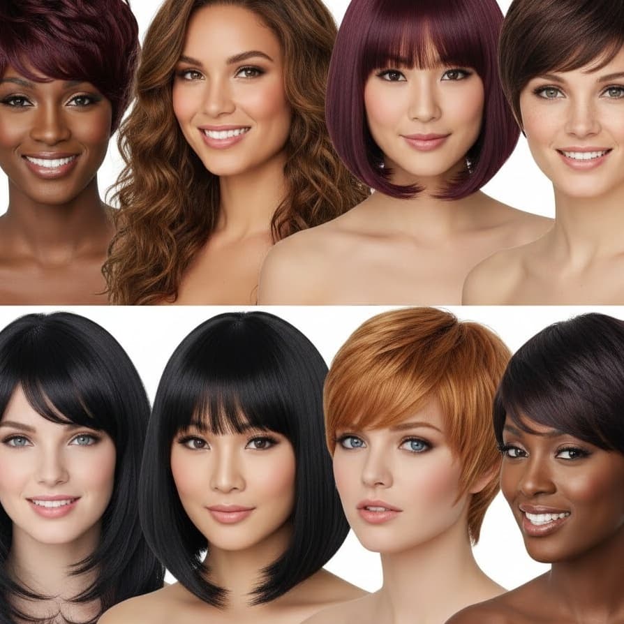 Peruca curta longo ondulado peruca wig organica fibra bio organico Cosplay