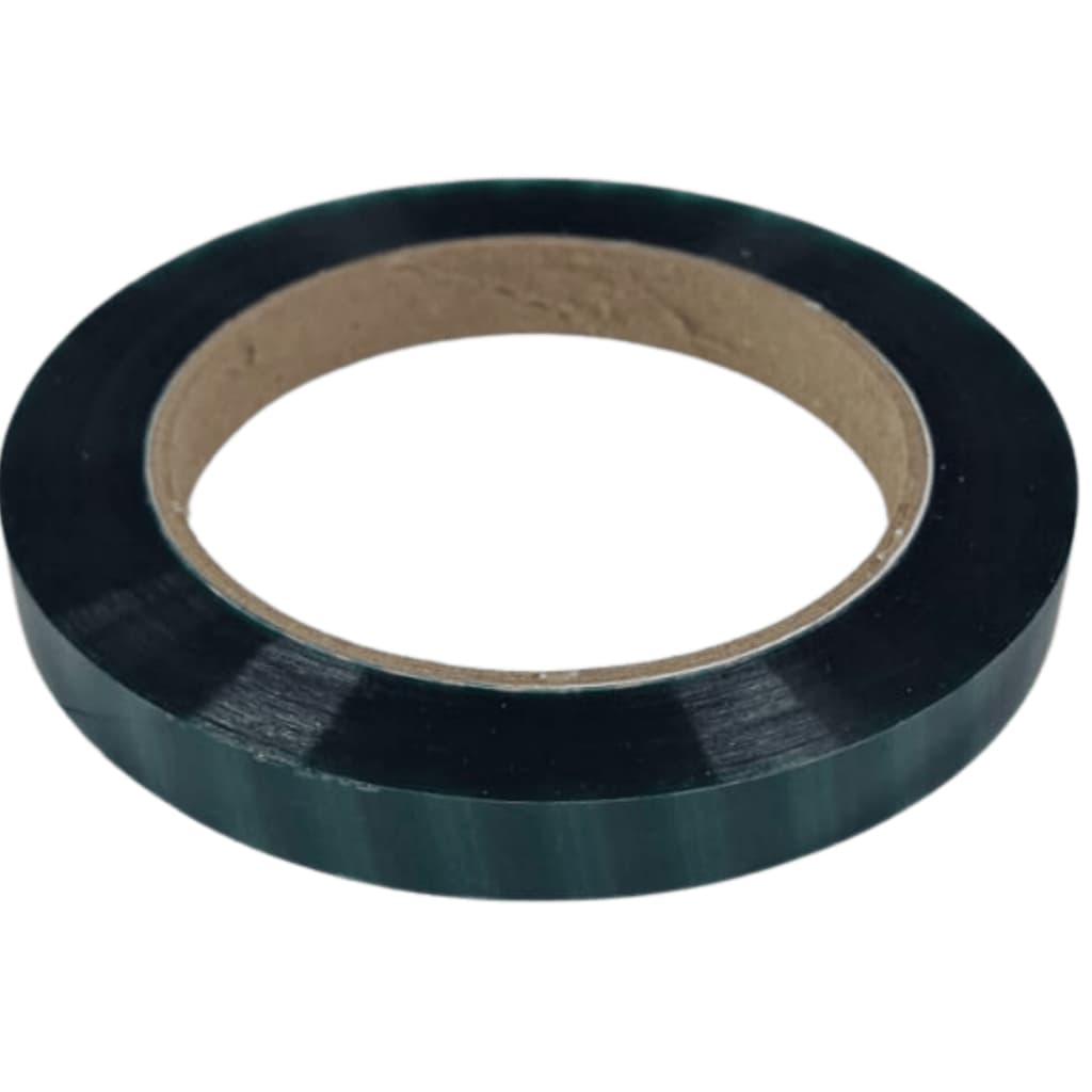 Fita Zebrada Verde P/lacradora Sacolas Lacra Saco 12mm X 100m