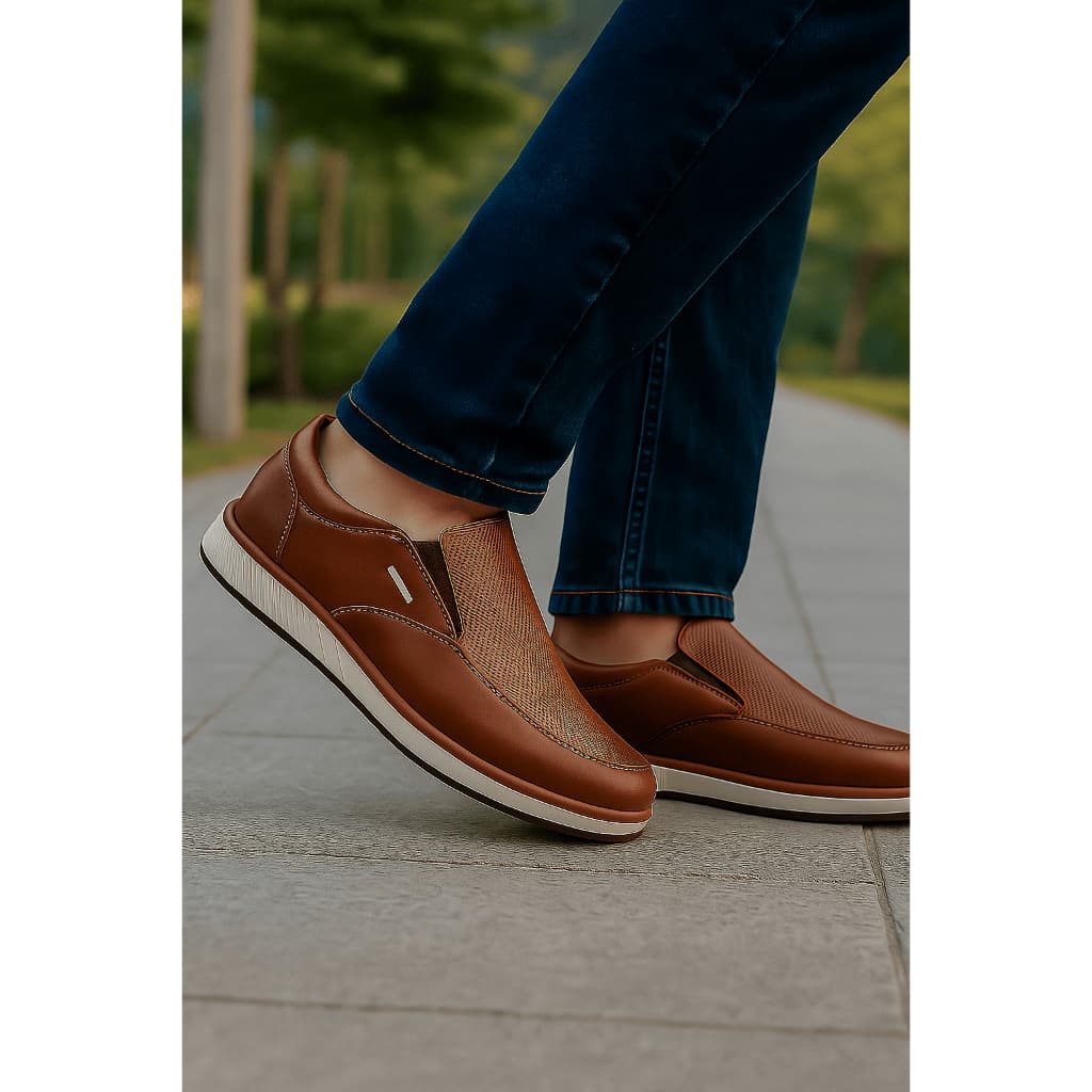 Tênis Masculino Social Slip on Calce Fácil - Conforto e Sofisticação
