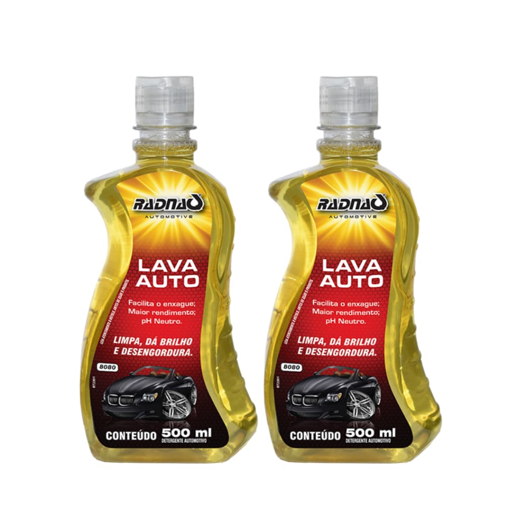 Shampoo Para Veículos Radnaq Lava Autos Líquido Neutro
