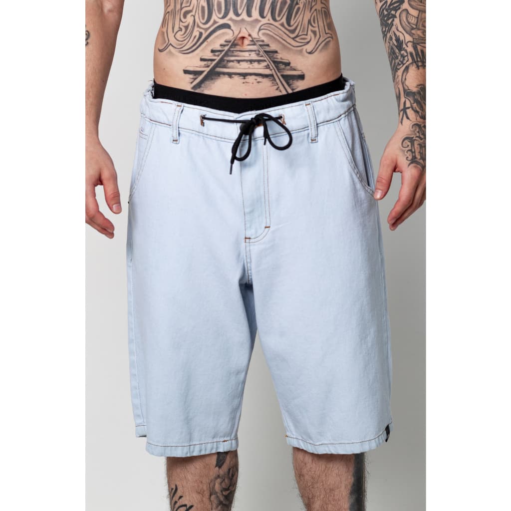 Bermuda Jeans Baggy Oversized Larga Estonada Street Hunter