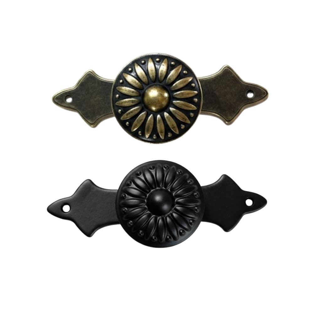 Kit 4 Puxadores Para Decoração de Móveis Cristaleiras Puxador de Metal Zamac
