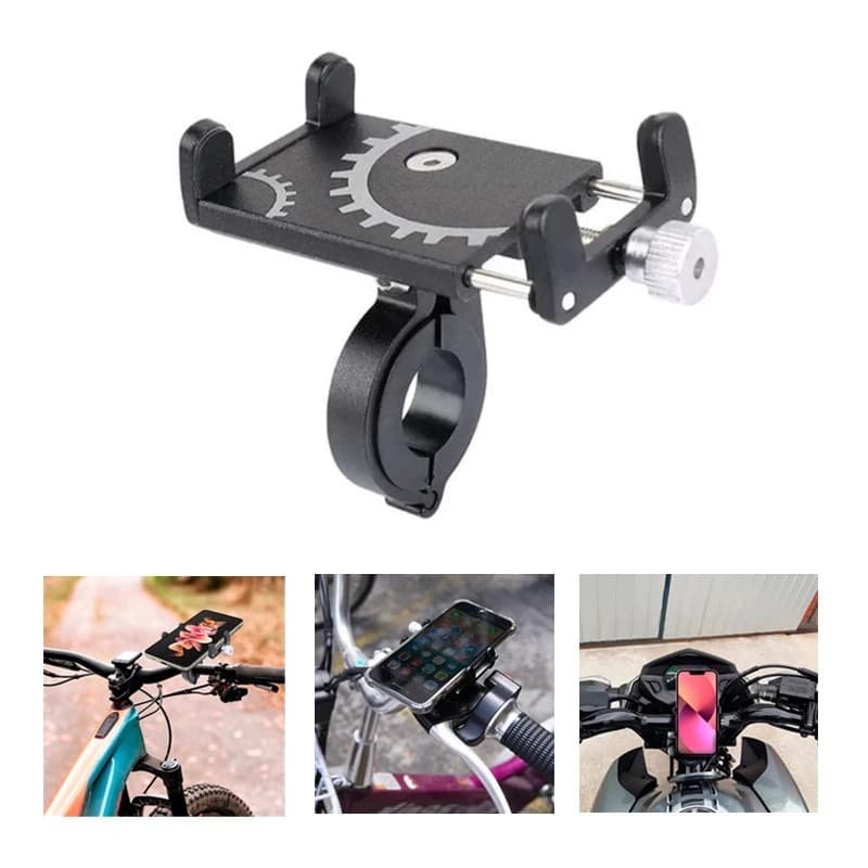 Suporte Para Celular GPS Bike Bicicleta E Moto Em Aluminio