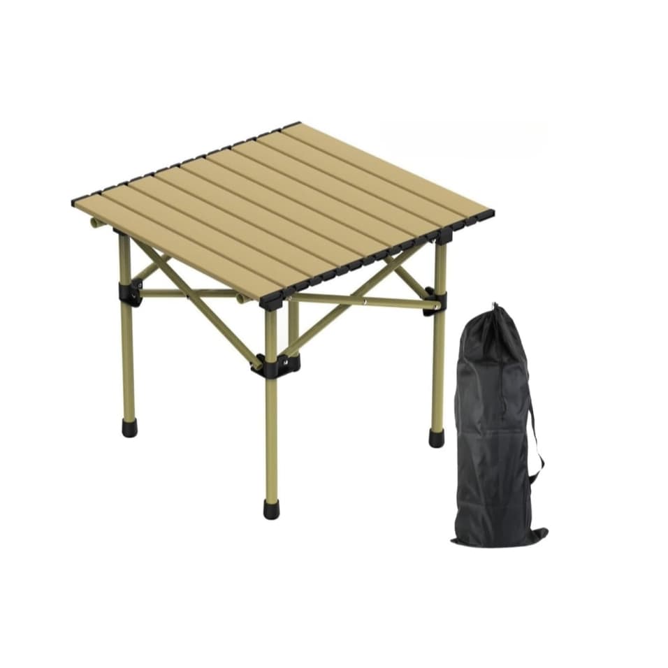 Mesa Camping Dobrável Portátil Alumínio Praia Acampamento Camping Churrasco C/Bolsa De Transporte Usd