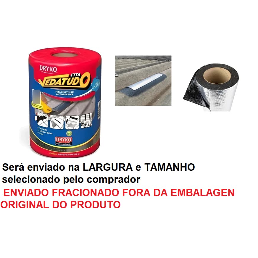 Fita Multiuso Manta Asfaltica Adesiva Reparos