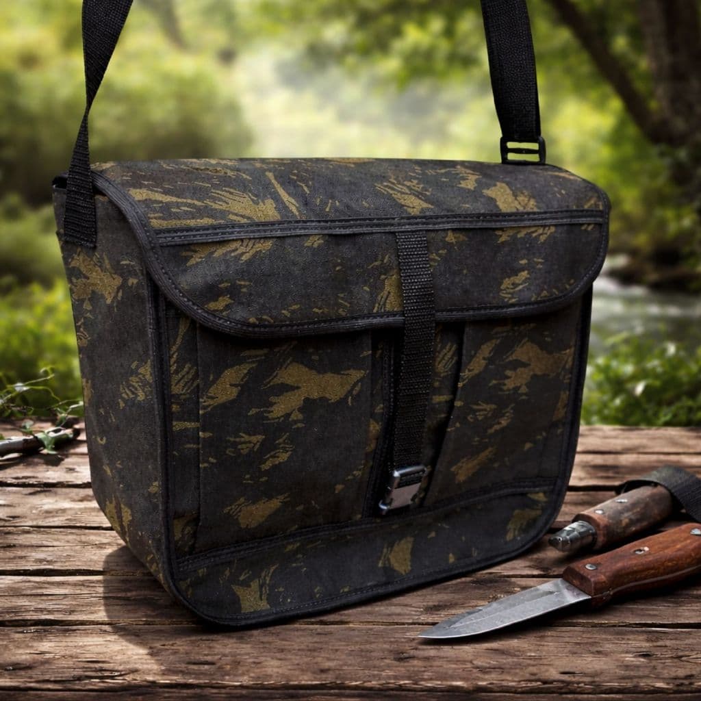 Bolsa Embornal de Lona Camuflado Impermeável Pescaria Ferramentas Camping