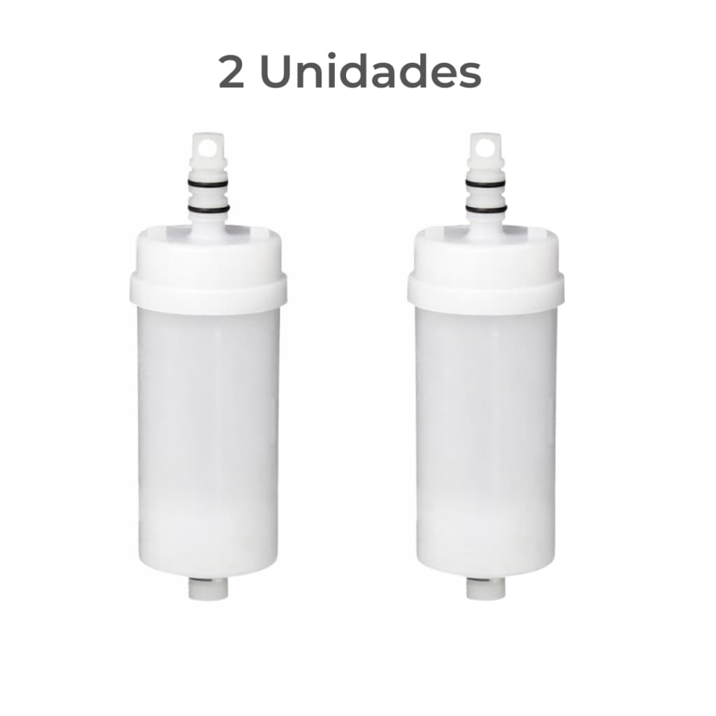 Kit com 2 Velas Filtro Refil Carvão Ativado Blindada Universal para Torneira Filtro Pro Saude Zufer