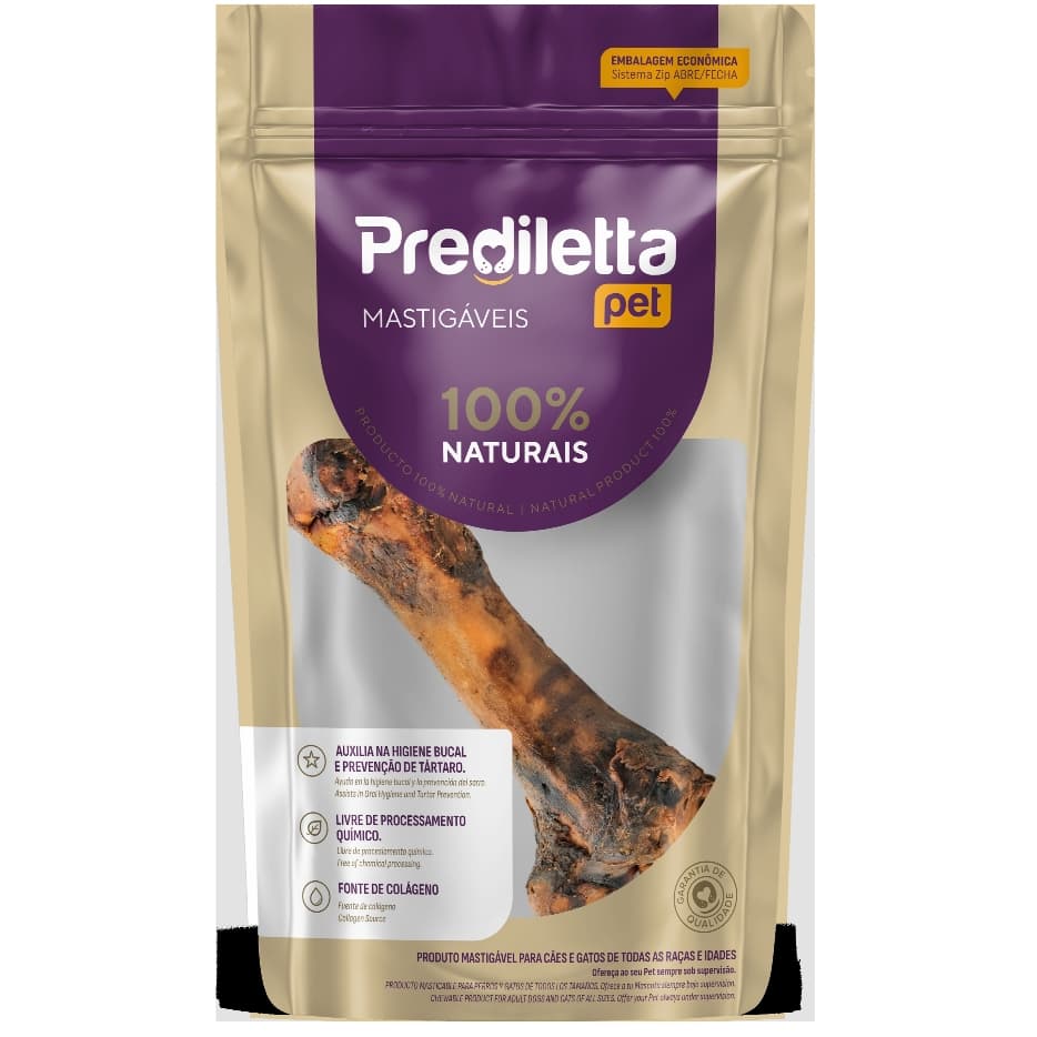 Osso Prediletta Fêmur Suíno para cães - Petisco  Natural Calmante escolha a variedade