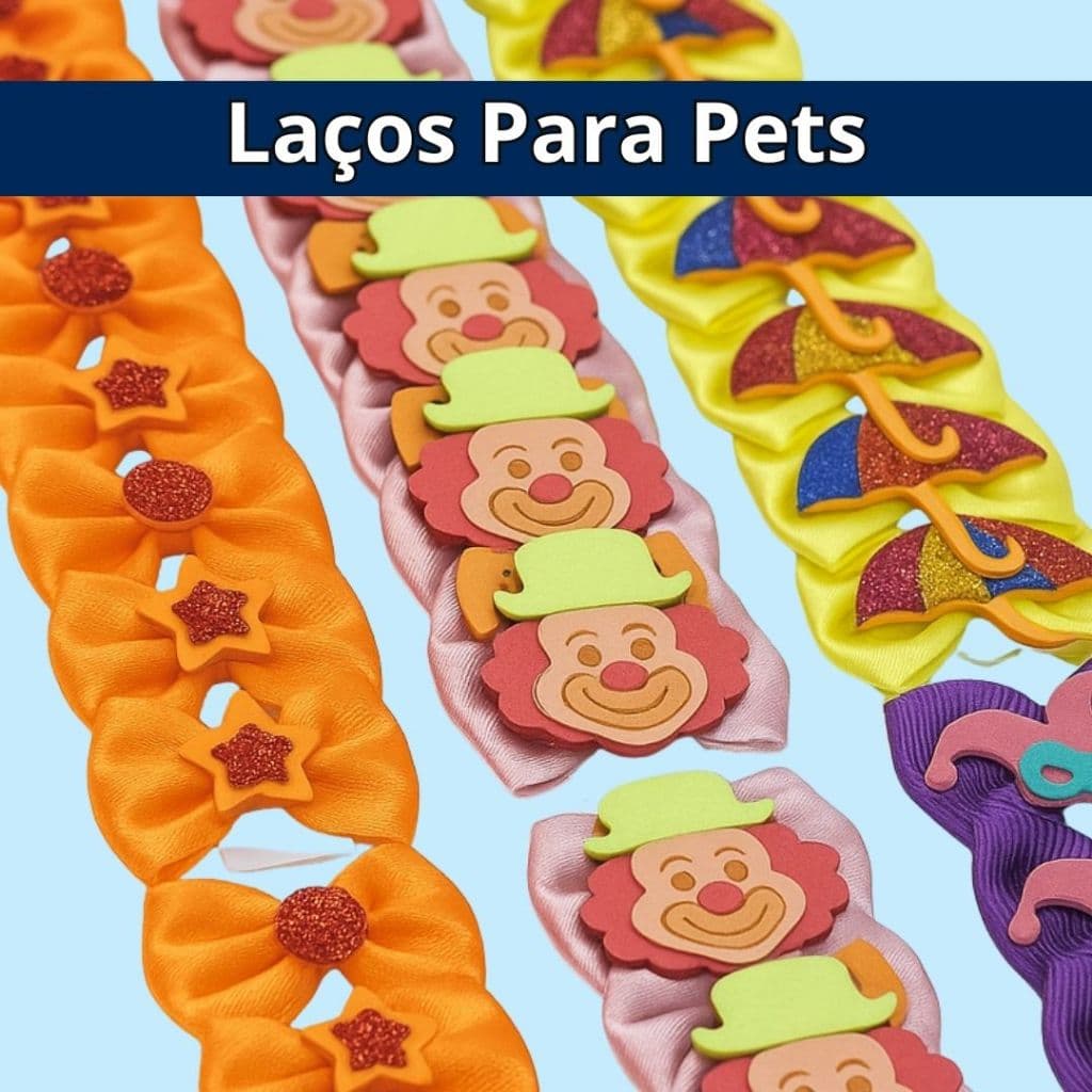 KIT 34/64 Laços Pet kit Banho Tosa Laços Pronta entrega Lacinho Pet Laço Luxo Acessórios para Cachorro