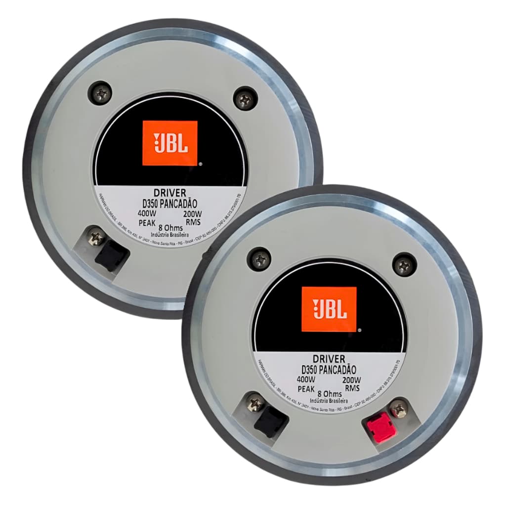 KIT CM/ 2UN Driver Jbl 350 Pancadão 200 Watts Rms Jarrão 2 Polegadas