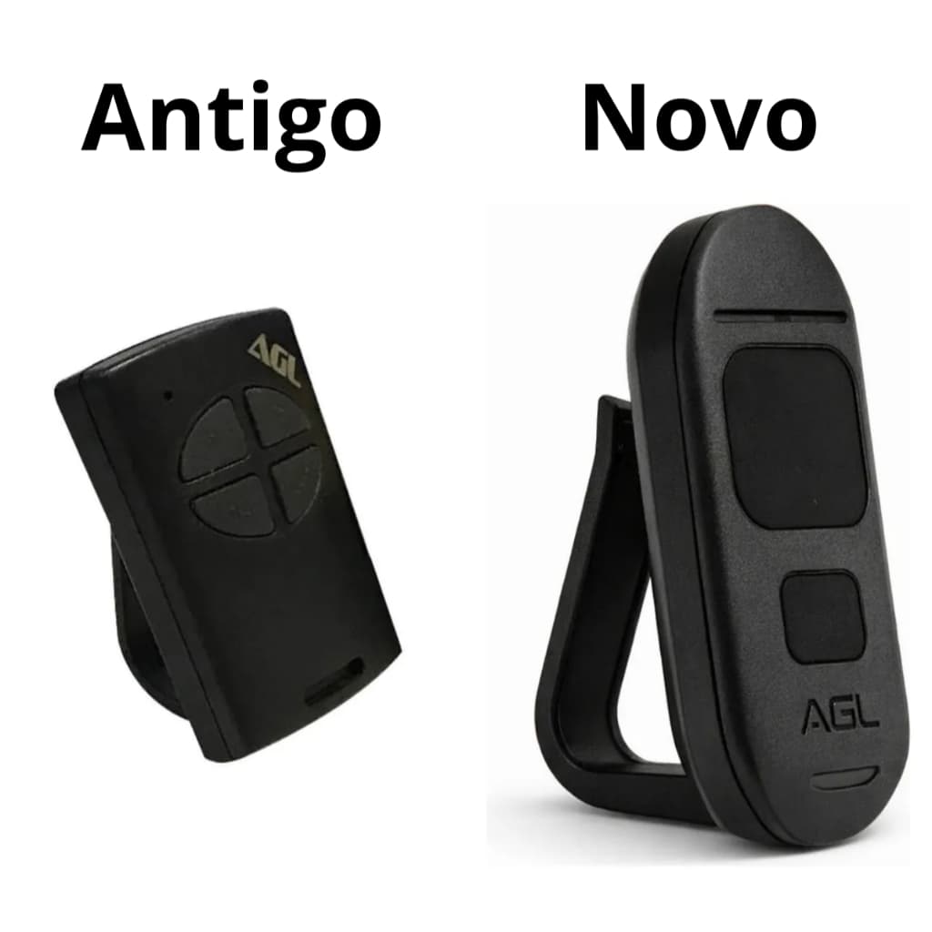 Kit 2 Controle Portão Rádio Transmissor 433,92mhz Agl Alarme