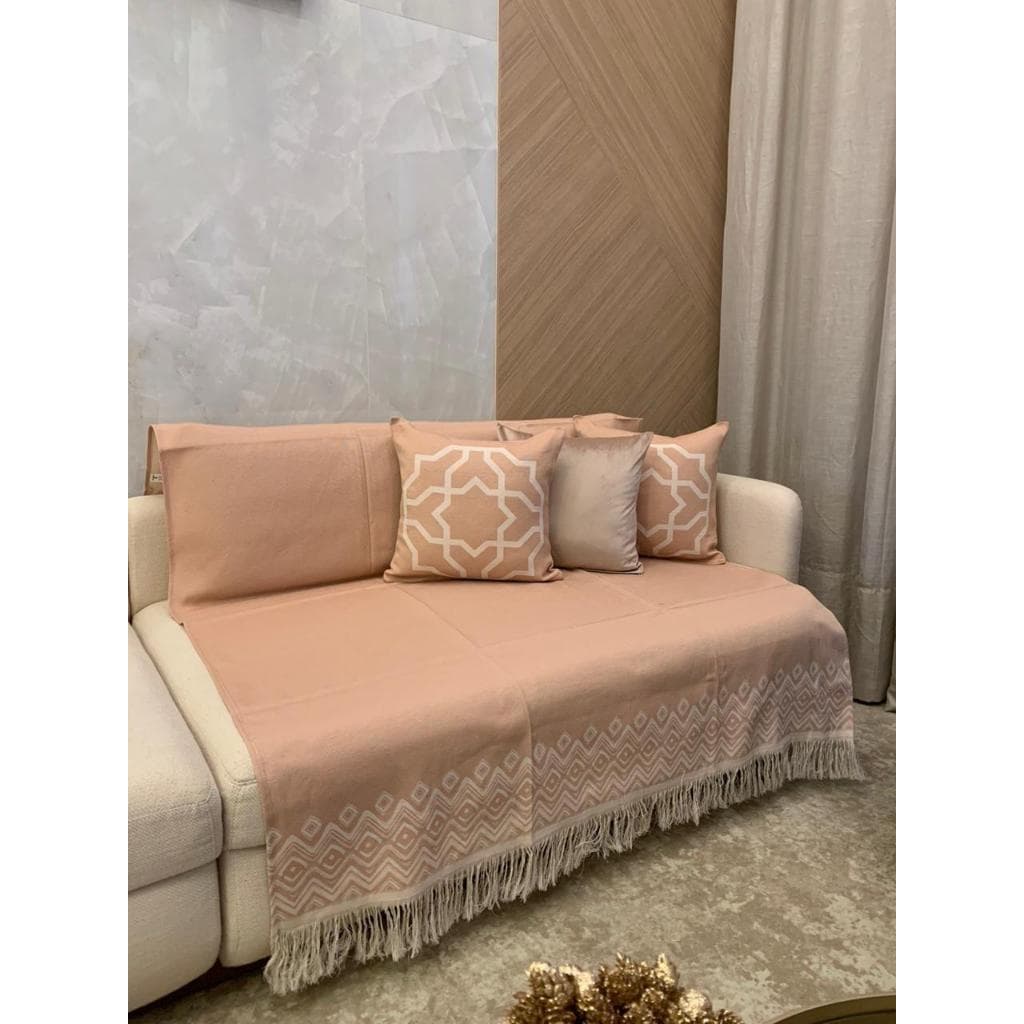 KIT DE MANTA LINHO LUXO 4 PEÇAS
