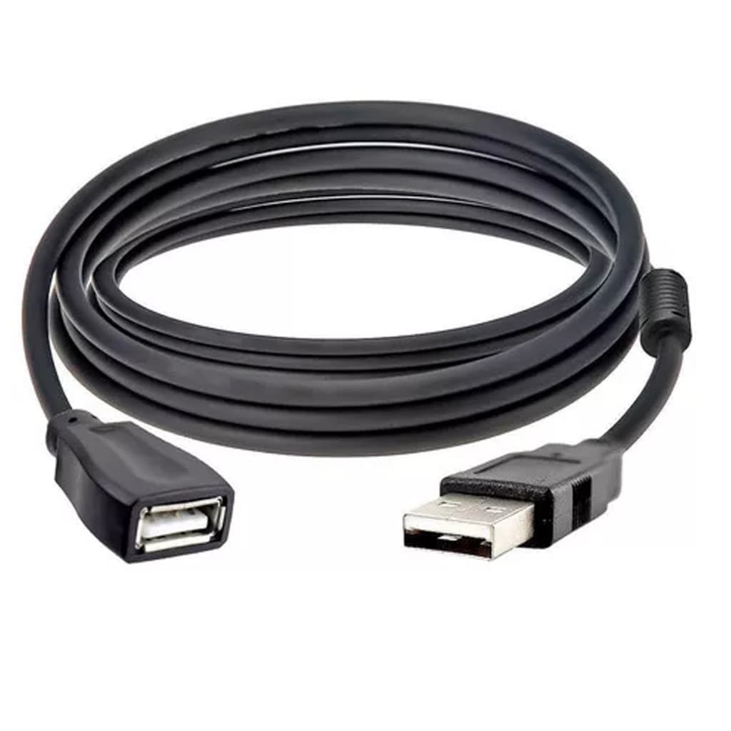 CABO EXTENSÃO USB 2.0 COM FILTRO MACHO X FÊMEA DE 3 MTS
