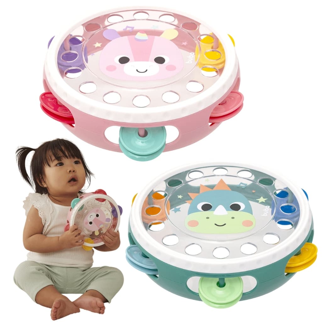 Pandeiro Buba Meu Primeiro Pandeiro Brinquedo Musical Cores
