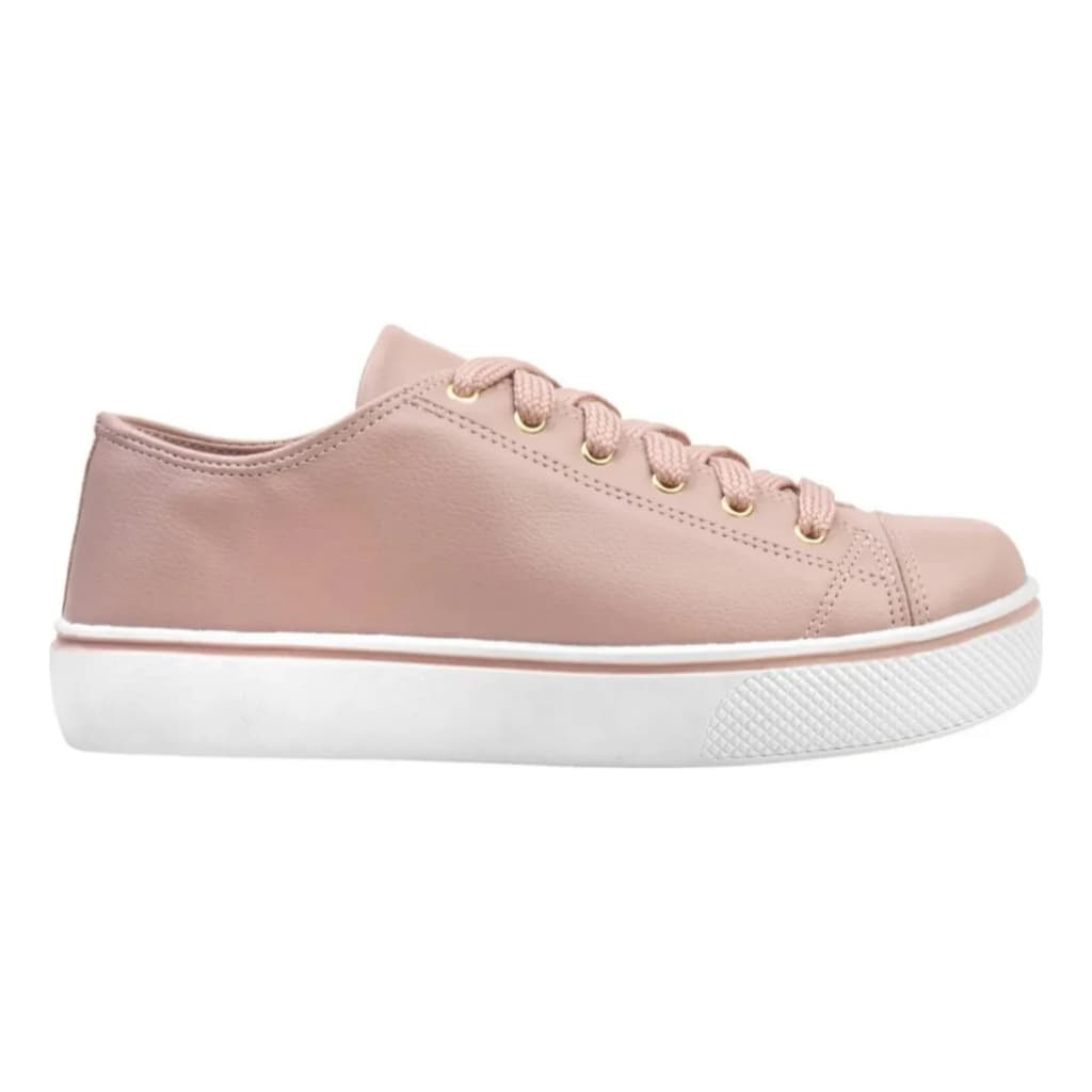 Tenis Giovanna Star Casual Flat Form Slip-on Estilo Sneakers