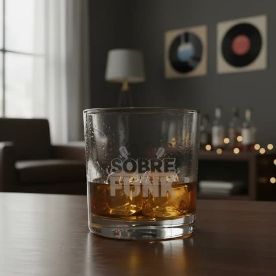 8 Copos para Whisky em vidro Personalizado Jateado à Laser
