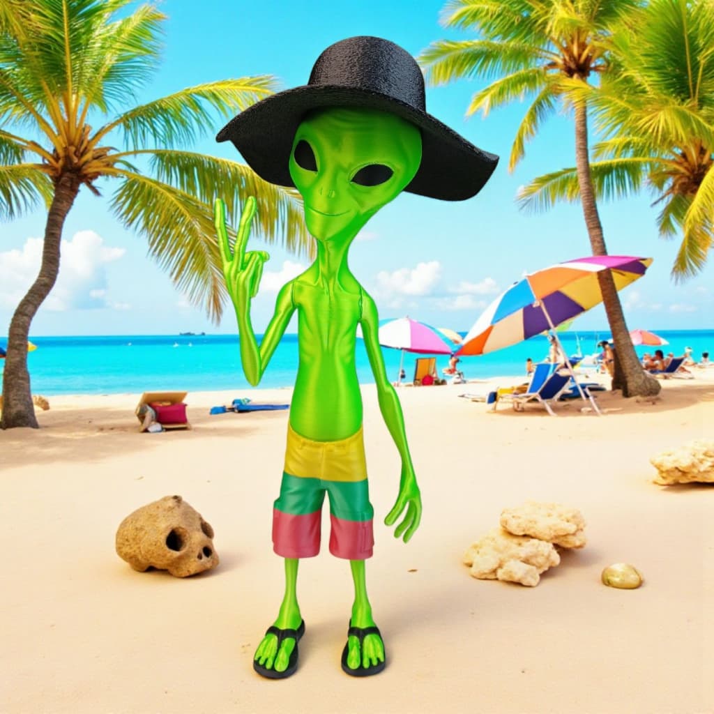 Et Chapéu Cata Ovo Boneco Alienígena Extraterrestre Alien Sertanejo Estiloso Boné Decoração Grande Presente