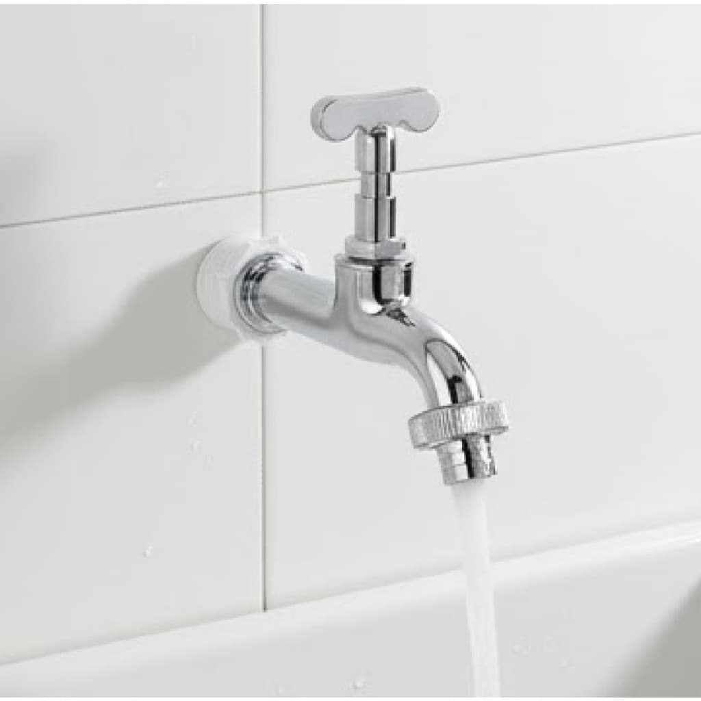 Torneira Longa 1/2" para Jardim Design Moderno Cromado
