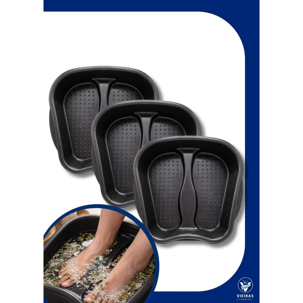 3 Bacia para Pedicure especial e Bacia anatômica manicure
