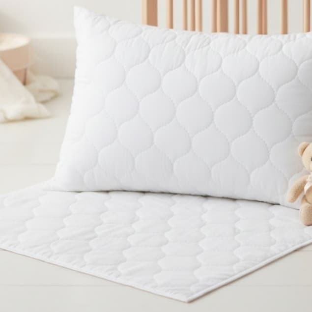 Capa Protetora Impermeável Para Travesseiro Bebê Anti-ácaros Com Zíper