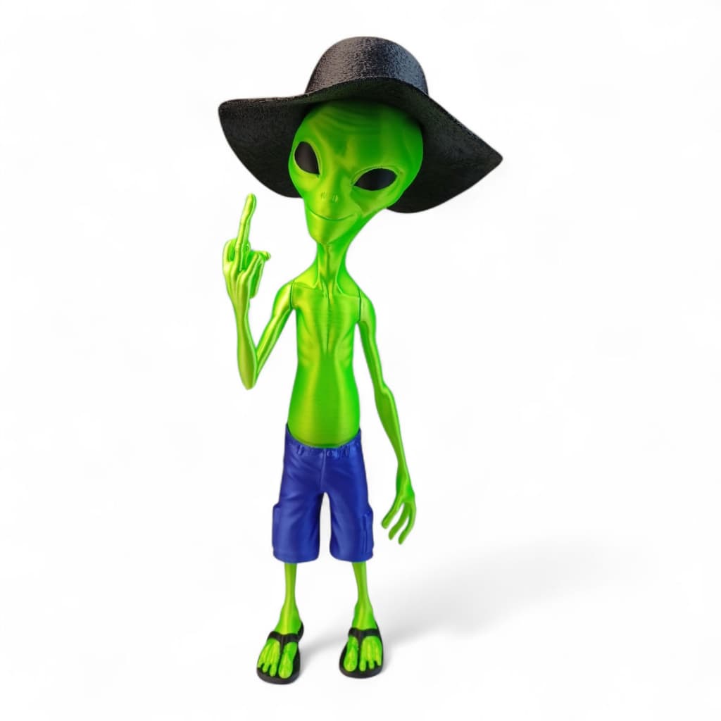Et Chapéu Cata Ovo Boneco Alienígena Extraterrestre Alien Sertanejo Estiloso Boné Decoração Grande Presente