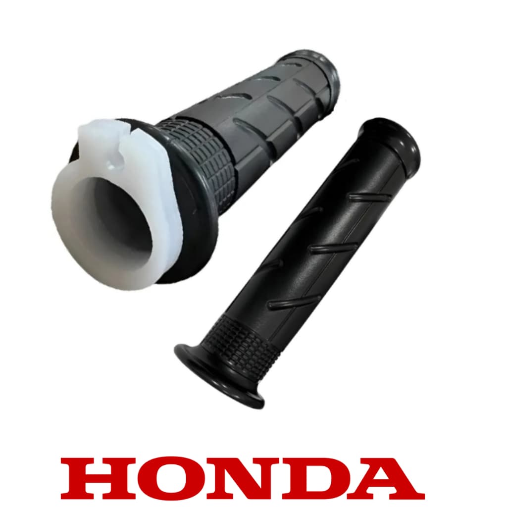 Par Manopla Luva Punho Moto Titan125 Titan150 Pop100 Original Honda Preto 53166-kga-900 / 53140-kga-901