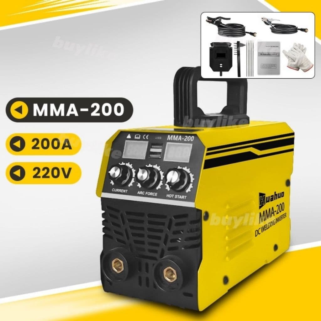 Máquina De Solda Inversora 220V/110V MMA-200 Tecnologia IGBT Ferramenta De Soldagem Portátil