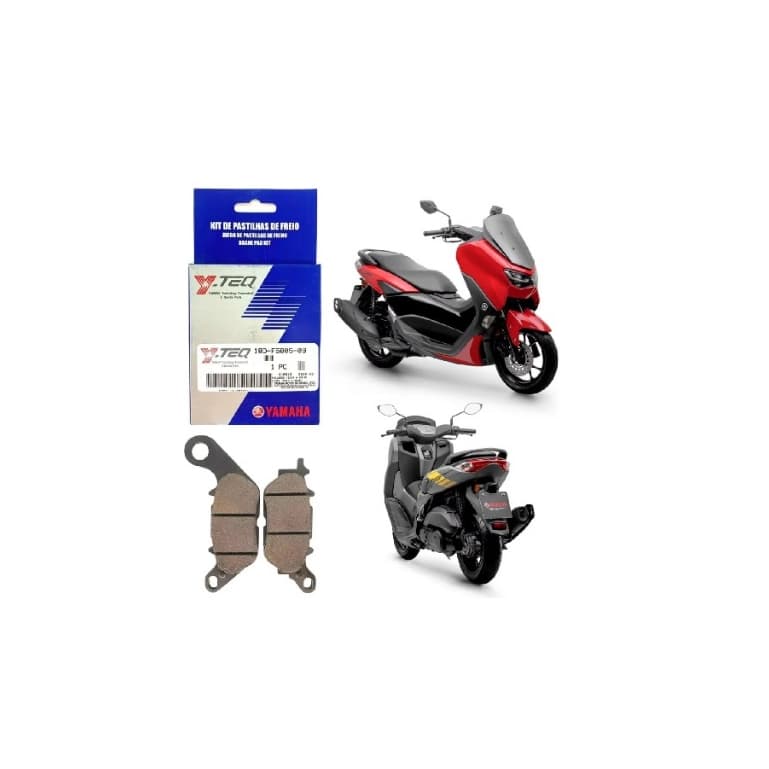 Pastilha De Freio Traseira Nmax 160 2021 2022 2023 2024 2025 Y-teq Yamaha