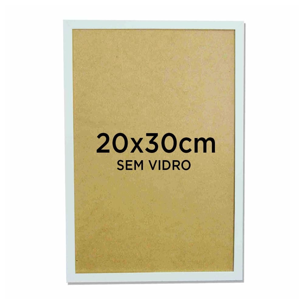 Moldura Para Quadro Decorativo 20x30cm Sem Vidro - Várias Cores