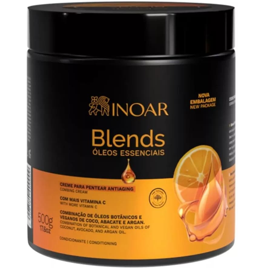Creme de Pentear Inoar Blends 500g com Ação Antiaging